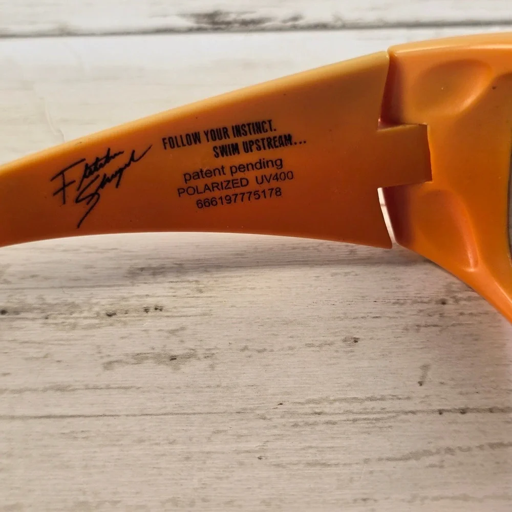 Fletcher‎ Shryock Renegade Pro Sunglasses Orange Digital Camo Polarized UV400